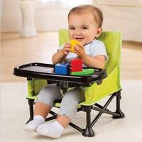 Summer Infant Pop and Sit Portable Booster, Green/Grey