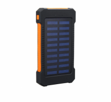 Solar Power Bank 8000mah Portable Waterproof Solar Charger with LED 