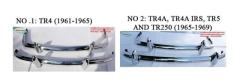 Triumph TR4, TR4A, TR4A IRS, TR5, TR250 (1965-1969) Bumpers